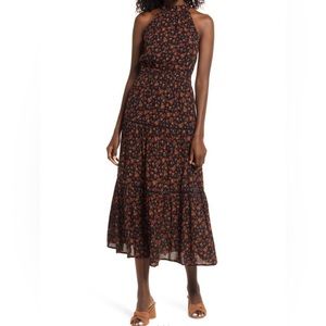 Black Floral Dress; LOST + WANDER